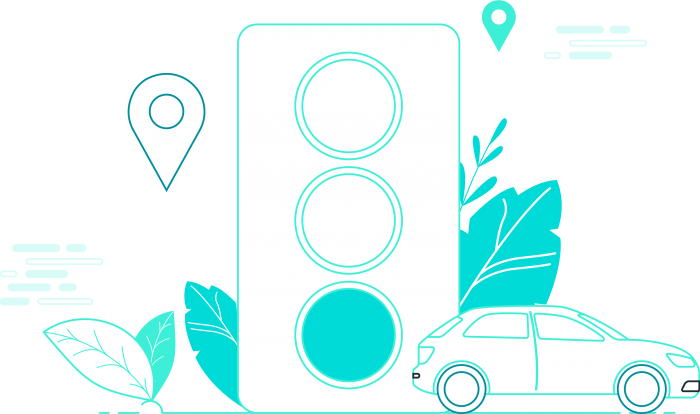 traffic light symbolizing the traffic on the bridge between native and javascript