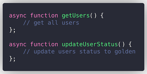screenshot presenting mixed get and post methods which should be separated